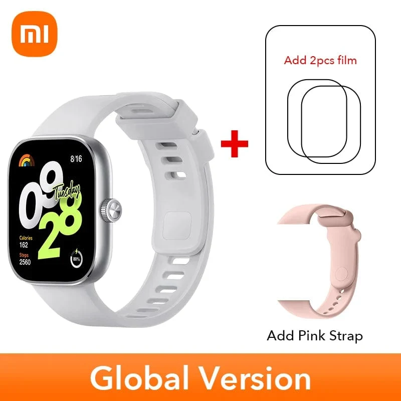 Auf Lager Globale Version Redmi Watch 4 Smart Watch Ultragroßes 1.97-Zoll-AMOLED-Display 20 Tage Akkulaufzeit Unterstützt 5-System