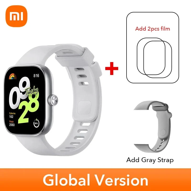 Auf Lager Globale Version Redmi Watch 4 Smart Watch Ultragroßes 1.97-Zoll-AMOLED-Display 20 Tage Akkulaufzeit Unterstützt 5-System