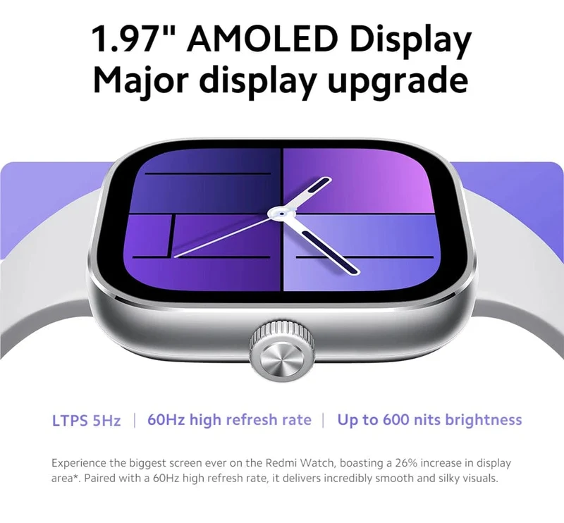 Auf Lager Globale Version Redmi Watch 4 Smart Watch Ultragroßes 1.97-Zoll-AMOLED-Display 20 Tage Akkulaufzeit Unterstützt 5-System