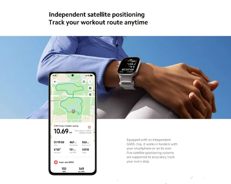 Auf Lager Globale Version Redmi Watch 4 Smart Watch Ultragroßes 1.97-Zoll-AMOLED-Display 20 Tage Akkulaufzeit Unterstützt 5-System