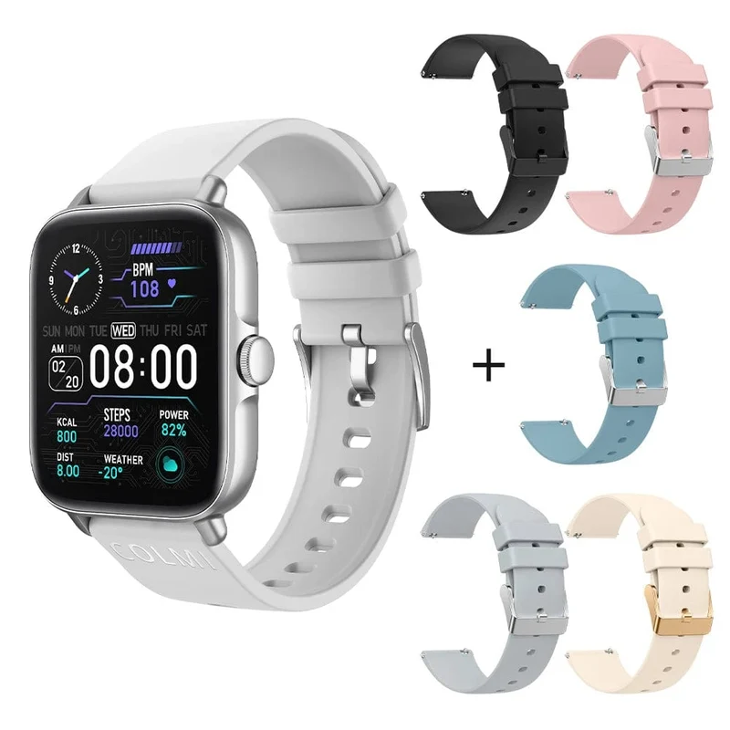 COLMI P28 Plus Bluetooth-Anrufbeantworter-Smartwatch für Herren, IP67 wasserdicht, Damen-Smartwatch mit Wählscheibe, GTS3 GTS 3 für Android-iOS-Telefon