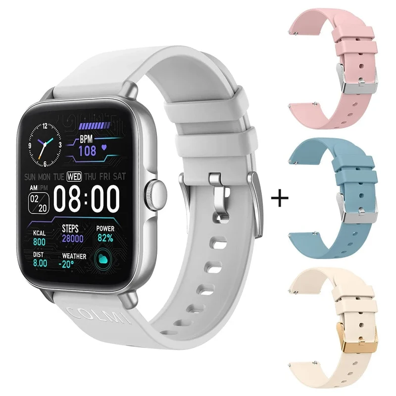 COLMI P28 Plus Bluetooth-Anrufbeantworter-Smartwatch für Herren, IP67 wasserdicht, Damen-Smartwatch mit Wählscheibe, GTS3 GTS 3 für Android-iOS-Telefon