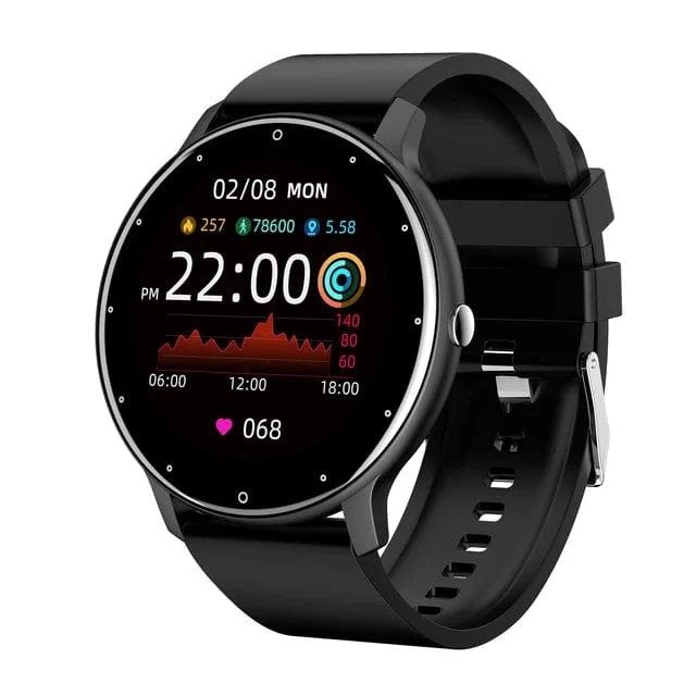 Smartwatch für Männer, voller Touchscreen, digitaler Fitness-Tracker, IP68, wasserdicht, Sport-Smartwatch für Frauen, Xiaomi Huawei Handys 2023