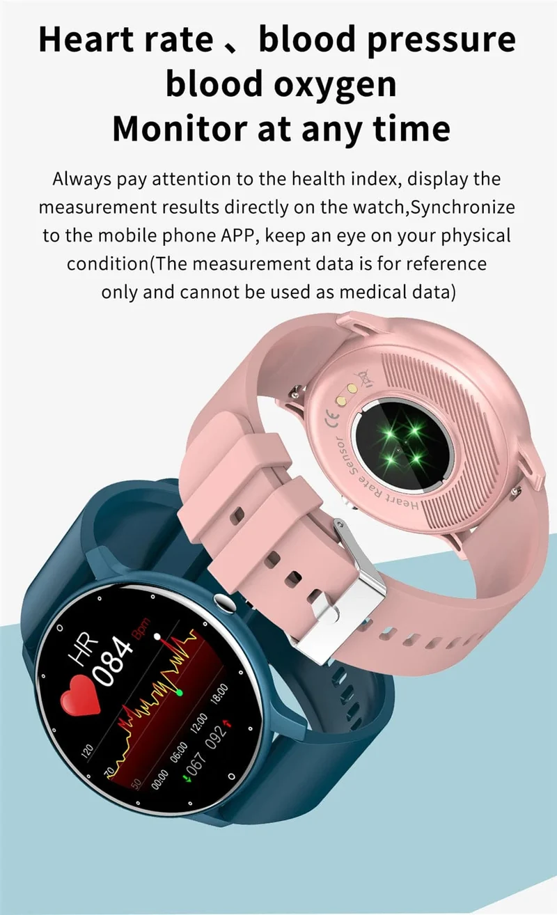 Smartwatch für Männer, voller Touchscreen, digitaler Fitness-Tracker, IP68, wasserdicht, Sport-Smartwatch für Frauen, Xiaomi Huawei Handys 2023