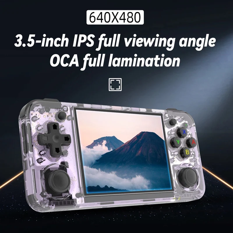 ANBERNIC RG35XX H Handheld-Spielkonsole 3.5 Zoll IPS-Bildschirm HDMI-Ausgang Linux-System RG35XXH Retro-Video-Simulator-Konsole Kindergeschenk