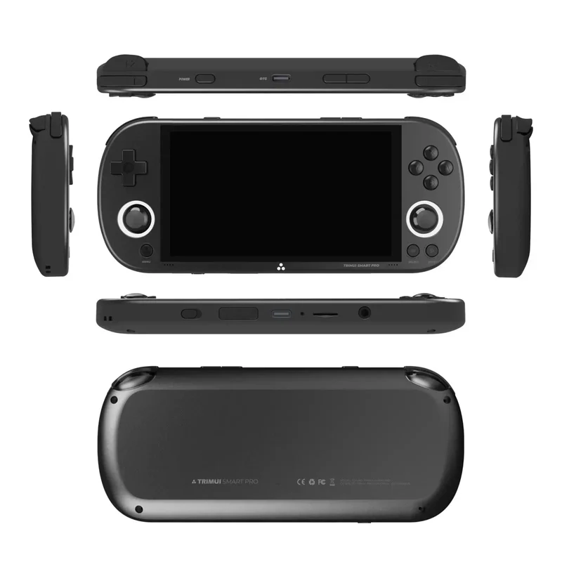 Trimui Smart Pro Handheld-Spielkonsole 4.96 Zoll IPS-Bildschirm Linux-System Joystick RGB-Beleuchtung Smartpro Retro-Videospiel Geschenke für Kinder