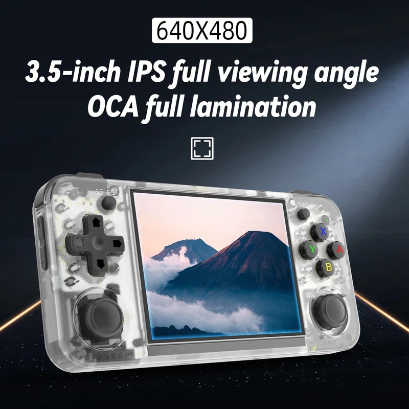 ANBERNIC RG35XX H Handheld-Spielkonsole 3.5 Zoll IPS-Bildschirm HDMI-Ausgang Linux-System RG35XXH Retro-Video-Simulator-Konsole Kindergeschenk