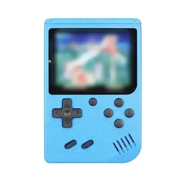 Tragbare Mini-Handheld-Videospielkonsole im Retro-Stil, 8 Bit, 3.0 Zoll Farb-LCD, Farbspiel-Player für Kinder, mit 500 integrierten Spielen