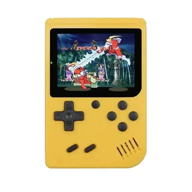 Tragbare Mini-Handheld-Videospielkonsole im Retro-Stil, 8 Bit, 3.0 Zoll Farb-LCD, Farbspiel-Player für Kinder, mit 500 integrierten Spielen