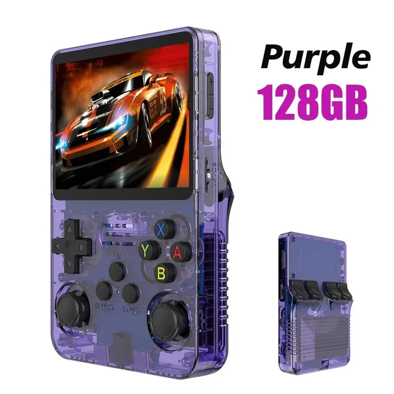 NEU R36S Retro-Handheld-Spielkonsole Linux-System 3.5-Zoll-IPS-Bildschirm Tragbarer Pocket-Video-Player 64 GB 128 GB Spiele Kindergeschenk