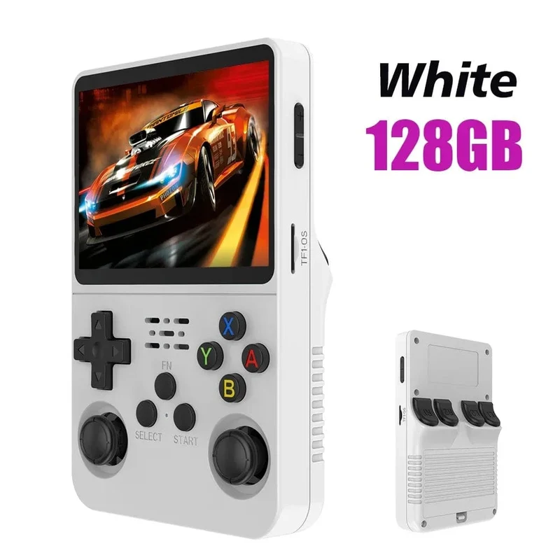 NEU R36S Retro-Handheld-Spielkonsole Linux-System 3.5-Zoll-IPS-Bildschirm Tragbarer Pocket-Video-Player 64 GB 128 GB Spiele Kindergeschenk
