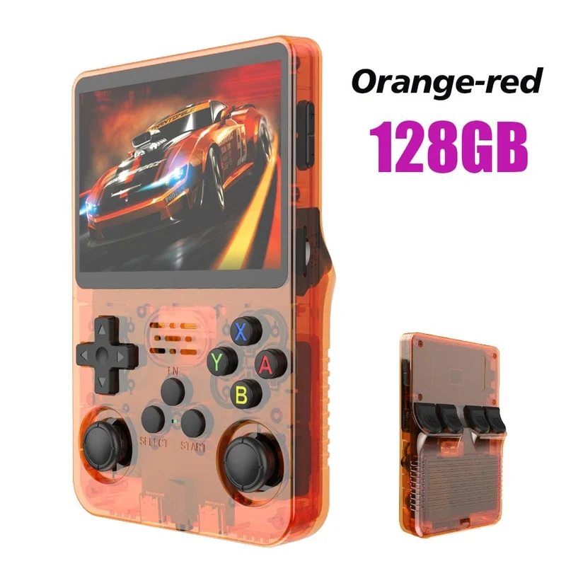 Open Source R36S Retro-Handheld-Videospielkonsole Linux-System 3.5-Zoll-IPS-Bildschirm Tragbarer Pocket-Video-Player 64 GB 128G Spiele