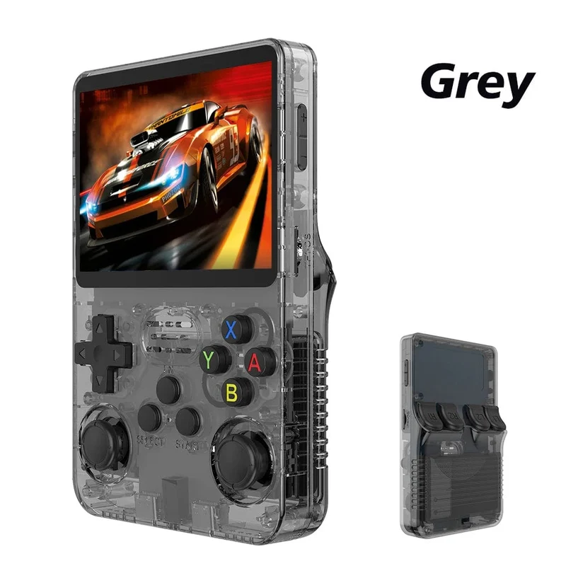 Open Source R36S Retro-Handheld-Videospielkonsole Linux-System 3.5-Zoll-IPS-Bildschirm Tragbarer Pocket-Video-Player 64 GB 128G Spiele