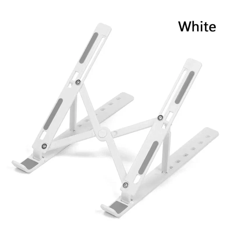 Tragbarer Laptopständer, faltbarer ABS-Notebookständer, höhenverstellbarer Laptop-Riser-Halter für Macbook-Computerzubehör