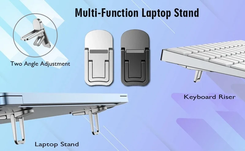 Einstellbarer Mini-Laptopständer für Computer-Tastaturhalter Tragbare Beine Laptopständer für Macbook Pro Air PC Notebook-Halterung