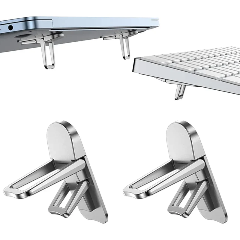Einstellbarer Mini-Laptopständer für Computer-Tastaturhalter Tragbare Beine Laptopständer für Macbook Pro Air PC Notebook-Halterung