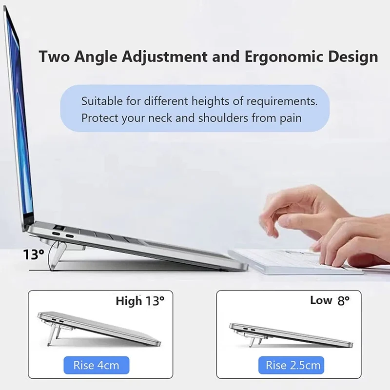 Einstellbarer Mini-Laptopständer für Computer-Tastaturhalter Tragbare Beine Laptopständer für Macbook Pro Air PC Notebook-Halterung