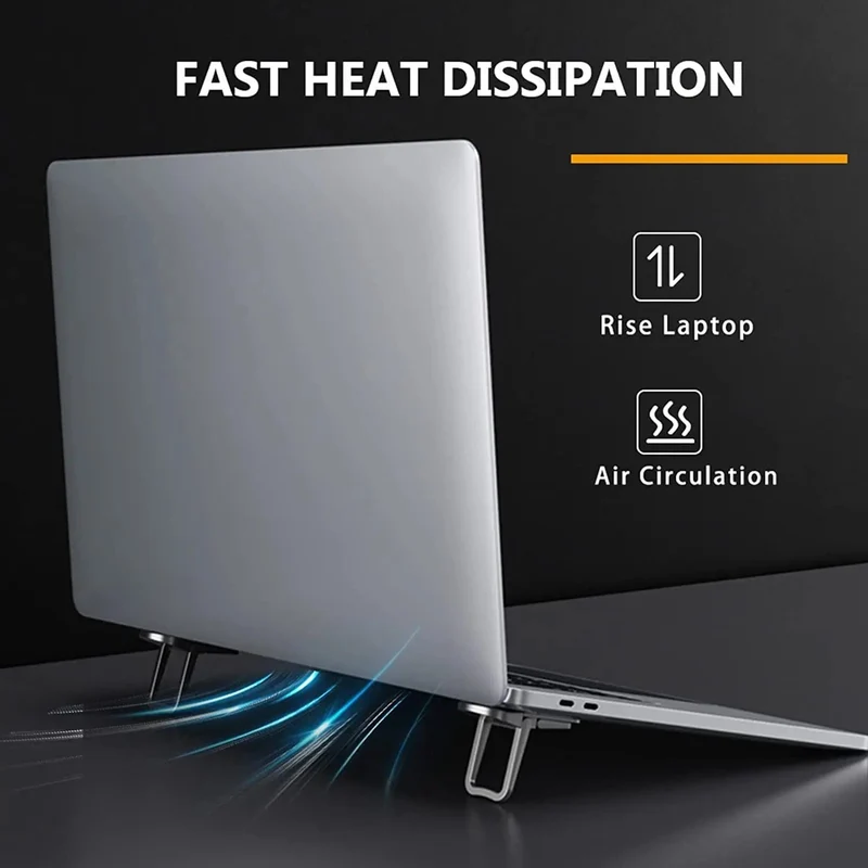 Einstellbarer Mini-Laptopständer für Computer-Tastaturhalter Tragbare Beine Laptopständer für Macbook Pro Air PC Notebook-Halterung