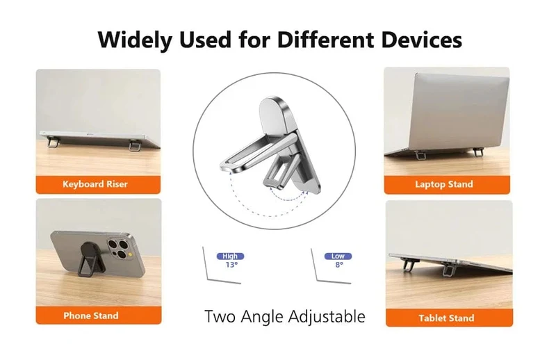 Einstellbarer Mini-Laptopständer für Computer-Tastaturhalter Tragbare Beine Laptopständer für Macbook Pro Air PC Notebook-Halterung