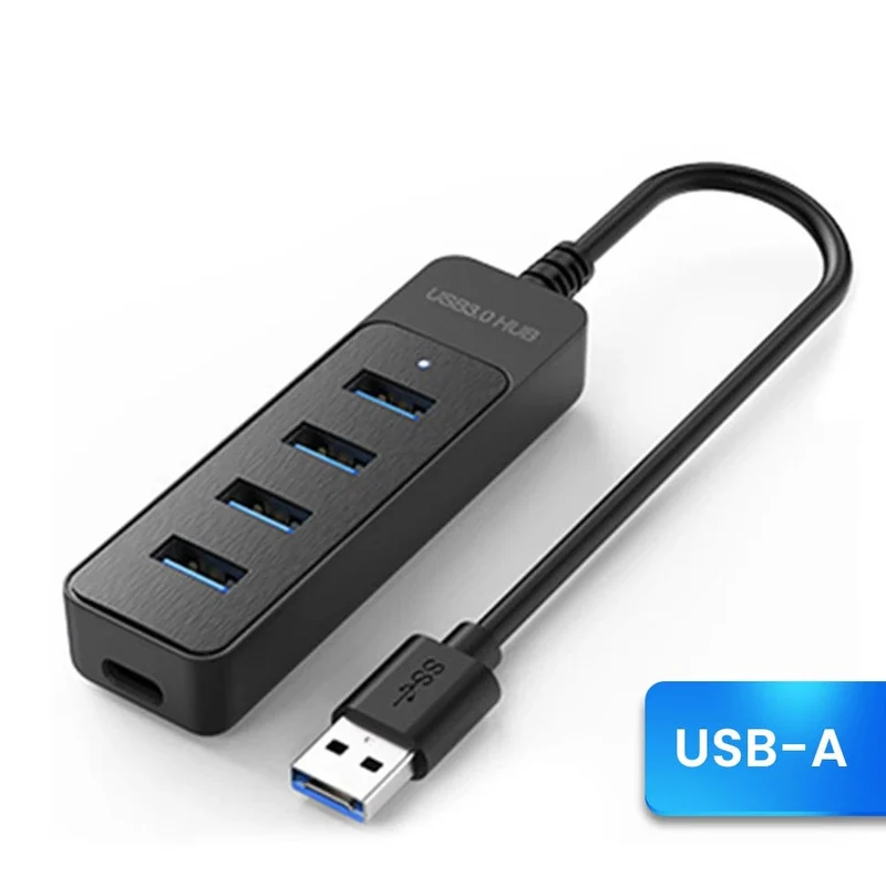 Olaf 4 Ports USB 3.0 Hub Mit Netzteil Multi USB Splitter Hub Für Computer Zubehör Mehrere Expander USB 2.0 Typ C HUB