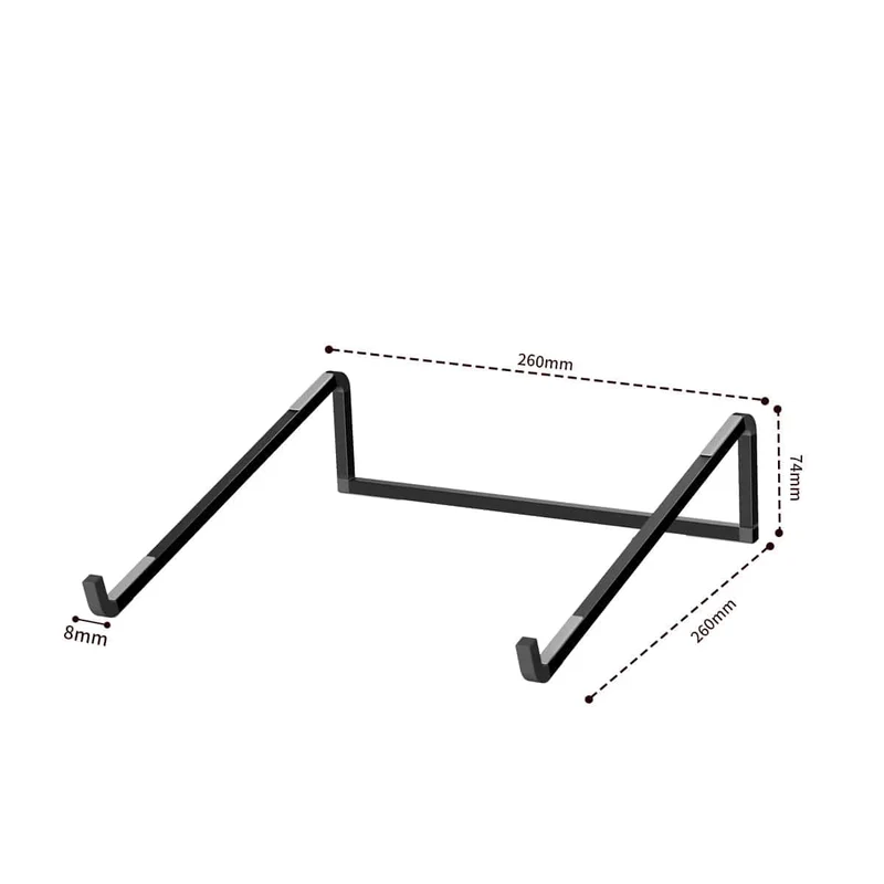 Laptopständer für MacBook, klappbar, verstellbar, Aluminium, Computer, PC, Tablet-Ständer, Notebook, Tischlaptophalter, Wärmeableitung