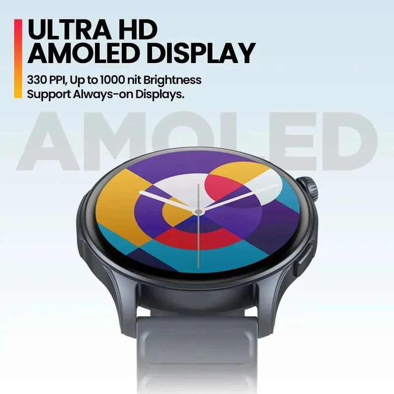 Neue Zeblaze Btalk 3 PRO Smart Watch AMOLED Display Hi-Fi Bluetooth Telefonanrufe Smartwatch Gesundheits- und Fitness-Tracking