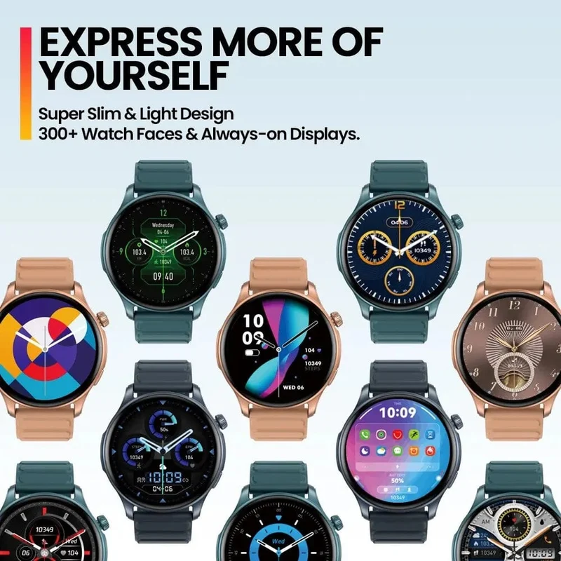 Neue Zeblaze Btalk 3 PRO Smart Watch AMOLED Display Hi-Fi Bluetooth Telefonanrufe Smartwatch Gesundheits- und Fitness-Tracking