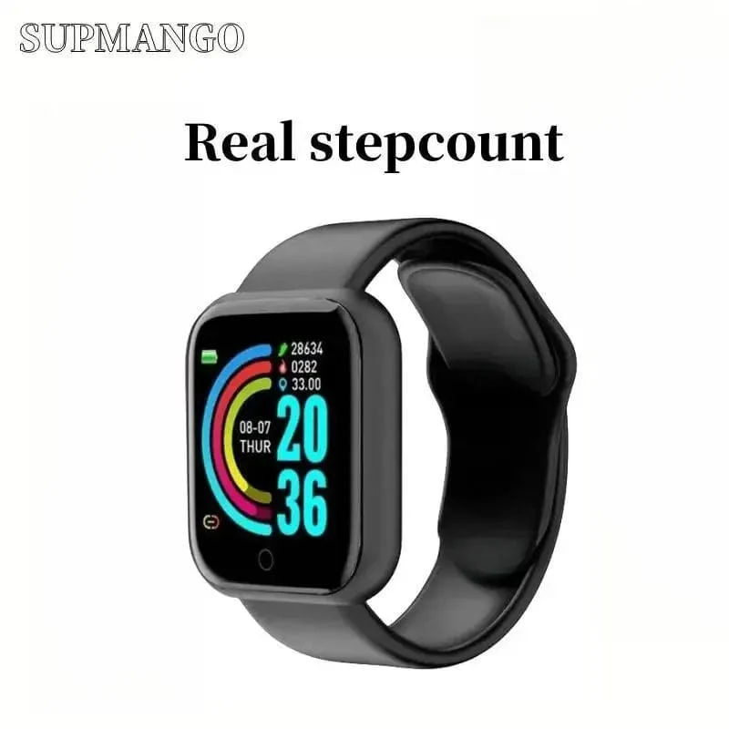 Angepasst True Pedometer Chip Multifunktionale Smart Watch Männer Frauen Bluetooth Verbunden Telefon Musik Fitness Sport Armband