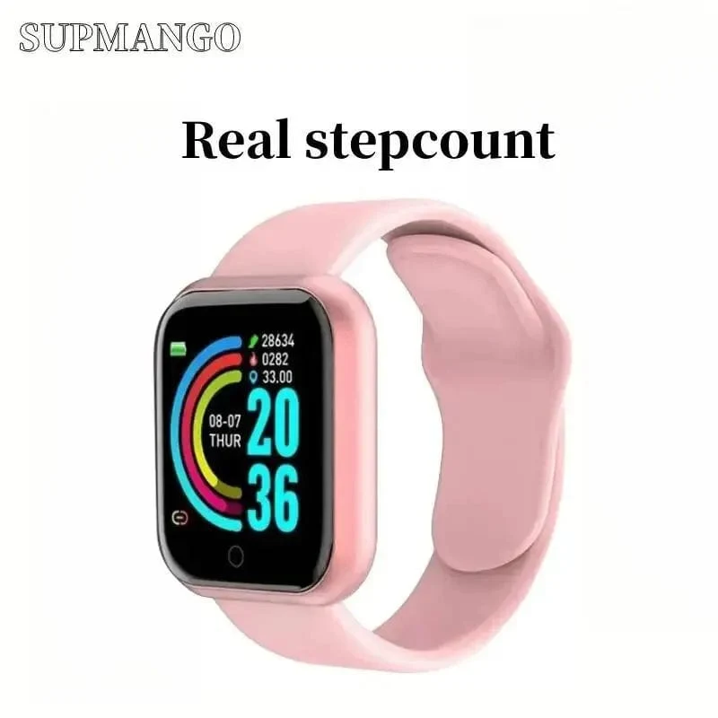 Angepasst True Pedometer Chip Multifunktionale Smart Watch Männer Frauen Bluetooth Verbunden Telefon Musik Fitness Sport Armband