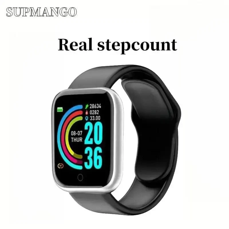 Angepasst True Pedometer Chip Multifunktionale Smart Watch Männer Frauen Bluetooth Verbunden Telefon Musik Fitness Sport Armband