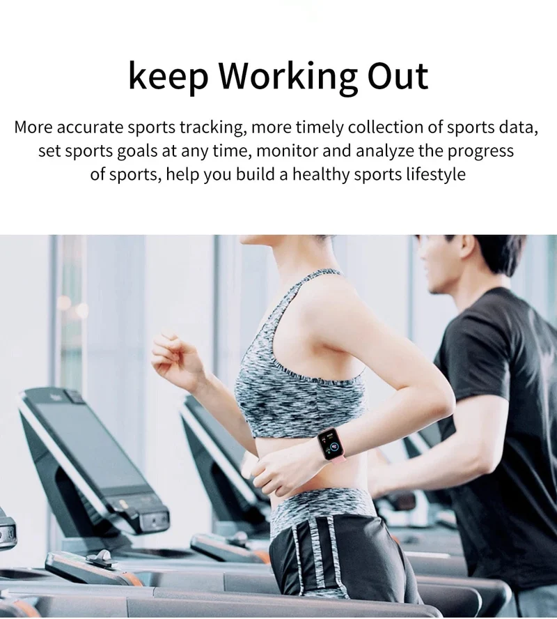 Angepasst True Pedometer Chip Multifunktionale Smart Watch Männer Frauen Bluetooth Verbunden Telefon Musik Fitness Sport Armband