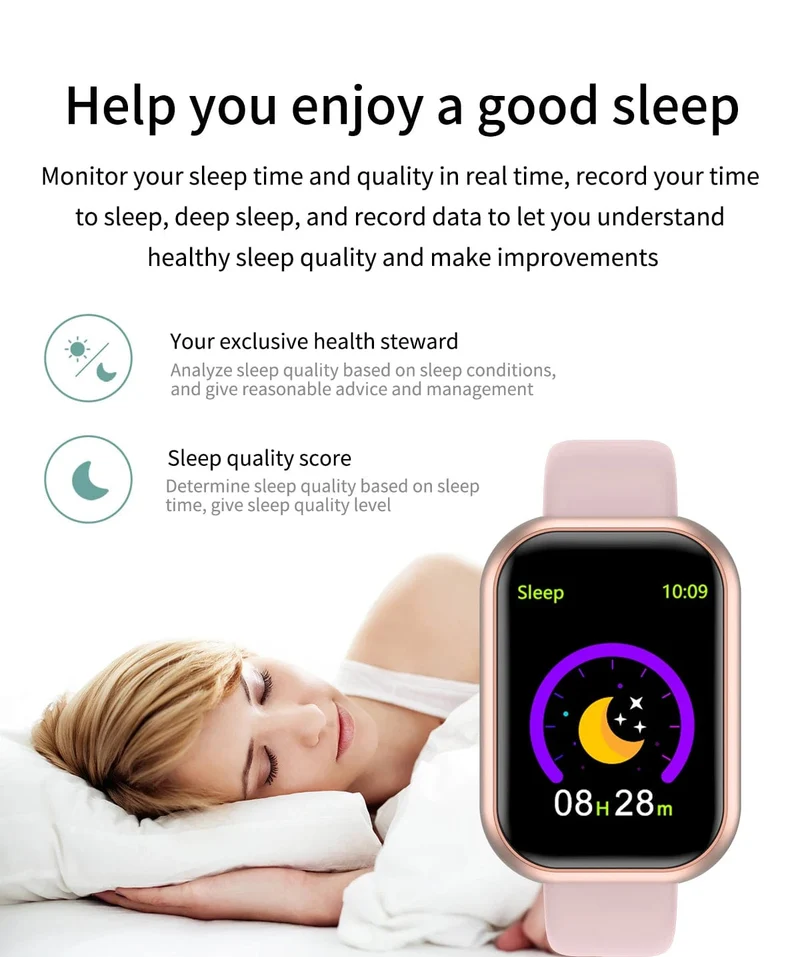 Angepasst True Pedometer Chip Multifunktionale Smart Watch Männer Frauen Bluetooth Verbunden Telefon Musik Fitness Sport Armband