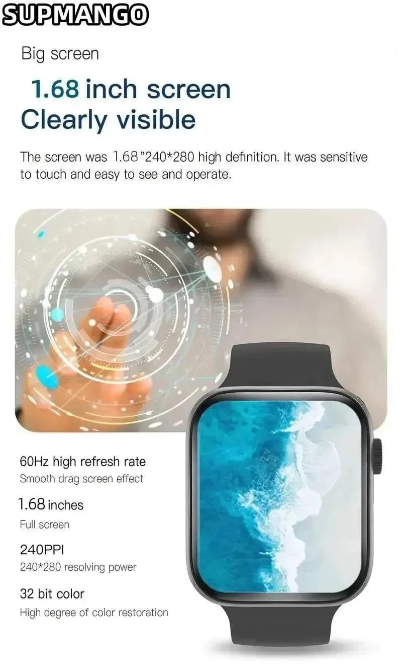 S8 Smart Watch Smartwatch X7 Männer Dial Call Smart Watch Tracker Gesundheit Sport Tracker Frauen Uhr X8