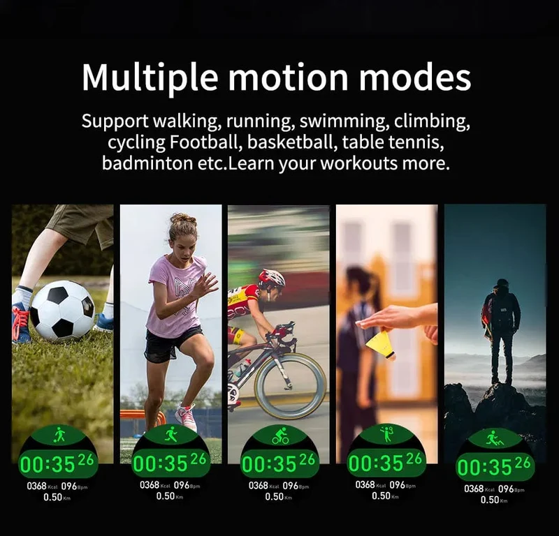 LIGE 2024 Smart Watch Herren Full Circle Touchscreen Bluetooth Anruf Herren Smartwatch Wasserdichte Sportaktivität Fitnessuhr + Box