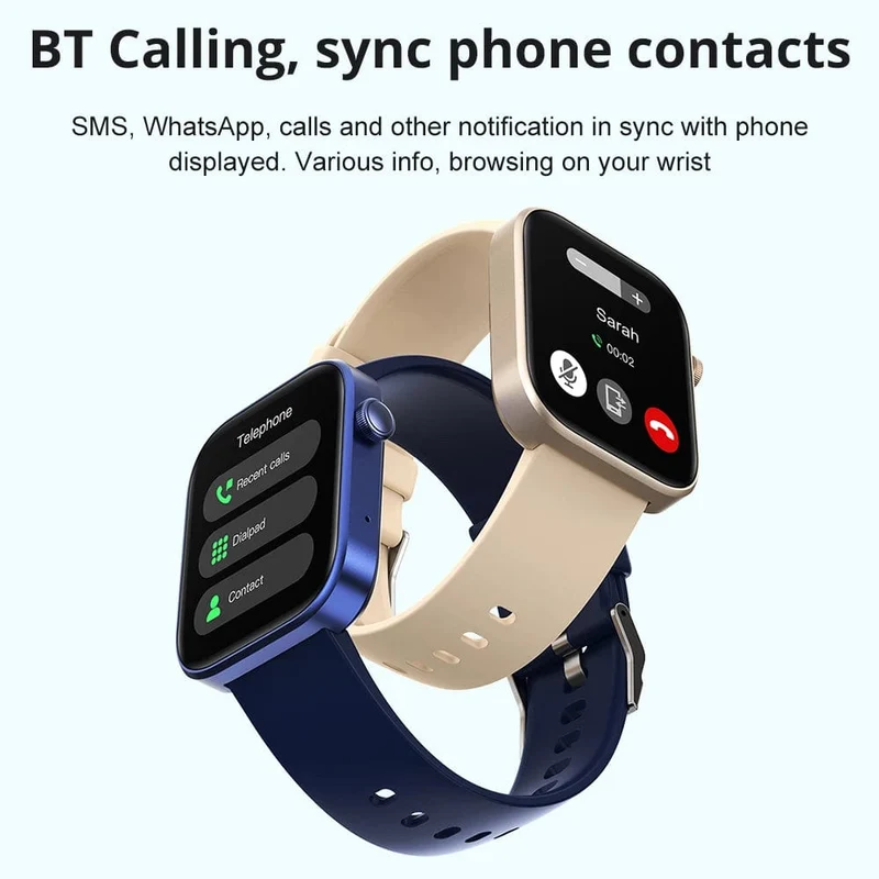 COLMI P71 Sprachanrufe Smartwatch Männer Gesundheitsüberwachung IP68 wasserdichte intelligente Benachrichtigungen Sprachassistent Smart Watch Frauen