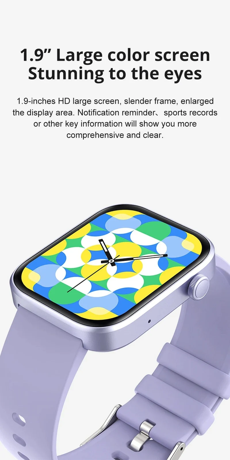 COLMI P71 Sprachanrufe Smartwatch Männer Gesundheitsüberwachung IP68 wasserdichte intelligente Benachrichtigungen Sprachassistent Smart Watch Frauen
