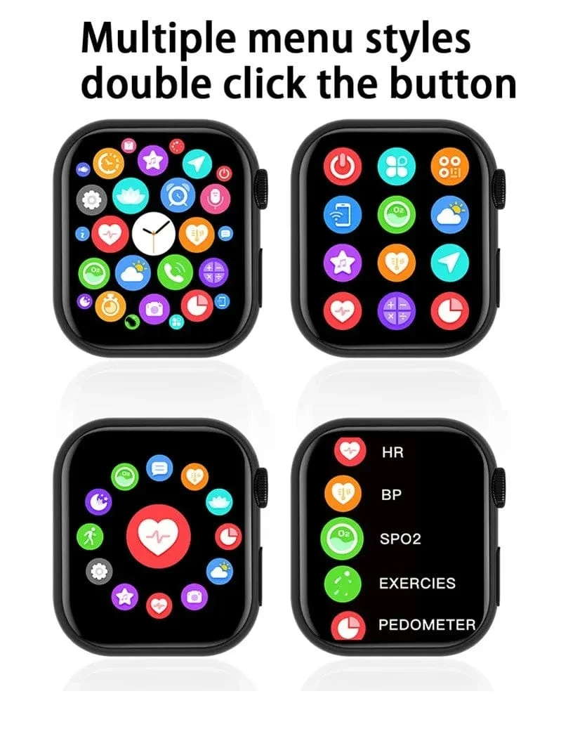 LAXASFIT 2024 Neue Smart Watch Android IOS 1.73 Zoll Farbbildschirm Full Touch Benutzerdefiniertes Zifferblatt Bluetooth Talk Smart Watch für Männer Frauen