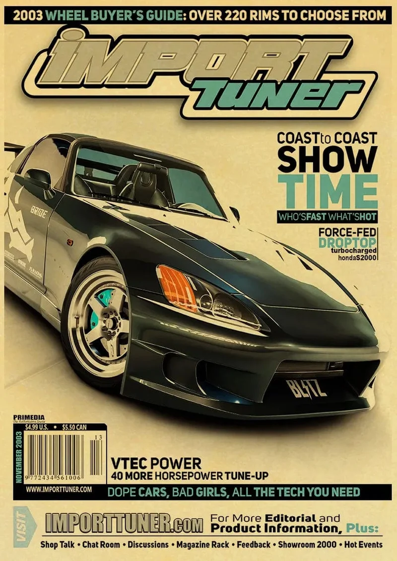 JDM Auto Japan Retrofit Racing Retro 90er Jahre Poster Wandkarte Drucke Poster Home Wohnzimmer Schlafzimmer Dekor Rahmenloses Wandgemälde