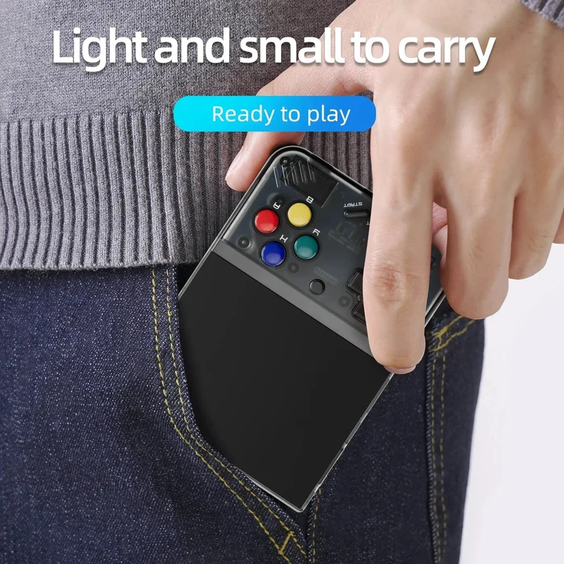MIYOO Mini Plus Tragbare Retro-Handheld-Spielkonsole V2 Mini+ IPS-Bildschirm Klassische Videospielkonsole Linux-System Kindergeschenk