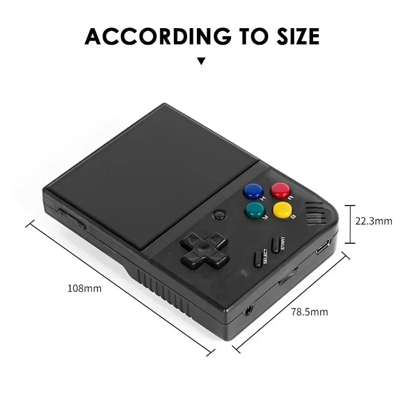 MIYOO Mini Plus Tragbare Retro-Handheld-Spielkonsole V2 Mini+ IPS-Bildschirm Klassische Videospielkonsole Linux-System Kindergeschenk