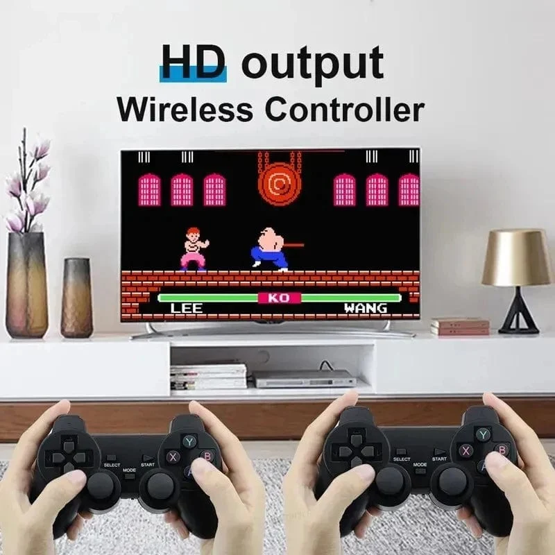 Videospielkonsole Eingebaute 20000 Spiele Drahtloser Controller TV Game Stick 4K HD Retro Mini Handheld-Spiel-Player