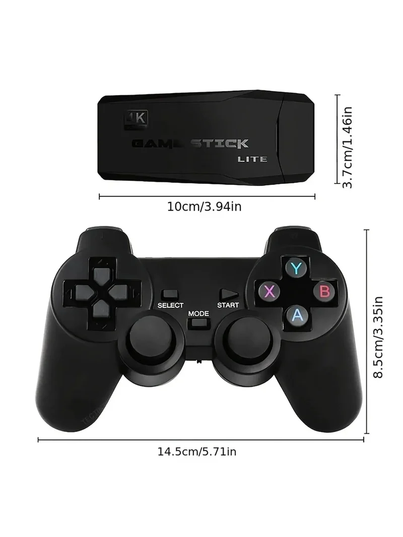 4K HD Video Mini Memory Stick Plug and Play Nostalgie Simulator Klassische Retro Spielkonsole für Geschenke