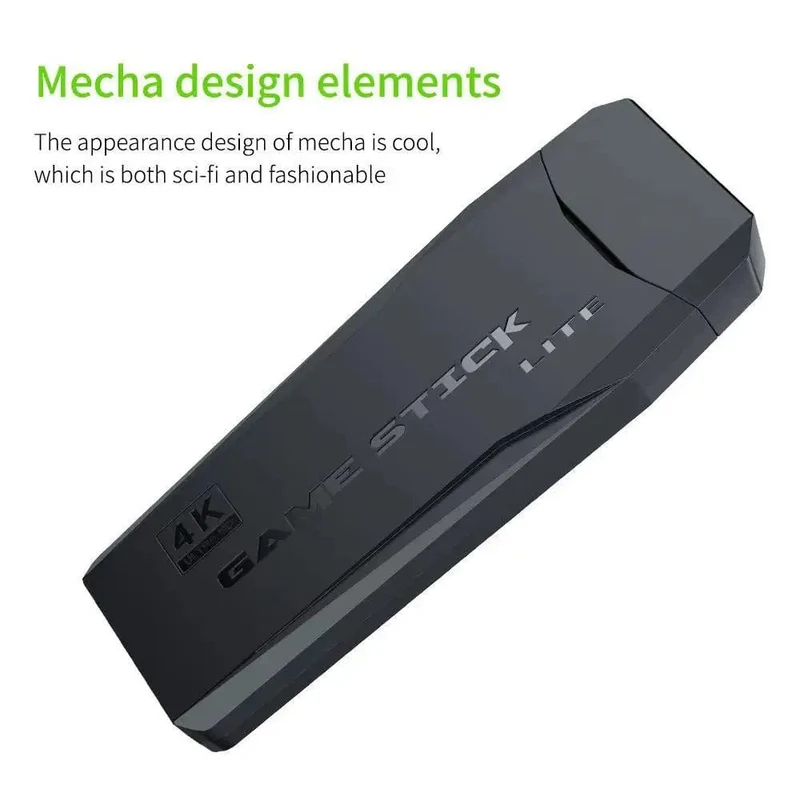 4K HD Video Mini Memory Stick Plug and Play Nostalgie Simulator Klassische Retro Spielkonsole für Geschenke