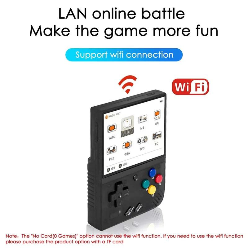 MIYOO Mini Plus Tragbare Retro-Handheld-Spielkonsole V2 Mini+ IPS-Bildschirm Klassische Videospielkonsole Linux-System Kindergeschenk