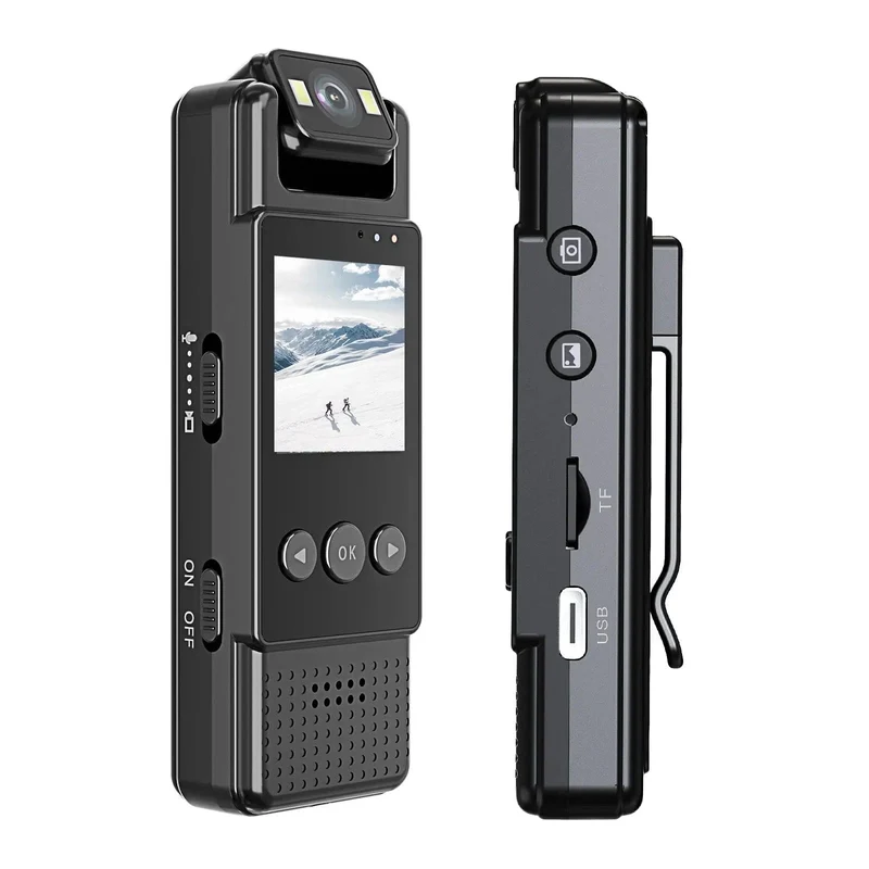 JOZUZE MD17 Wifi Mini Kamera 1080P Tragbarer digitaler Videorecorder Getragene Polizei Kleine Körperkamera Nachtsicht DV Miniatur Camcorder
