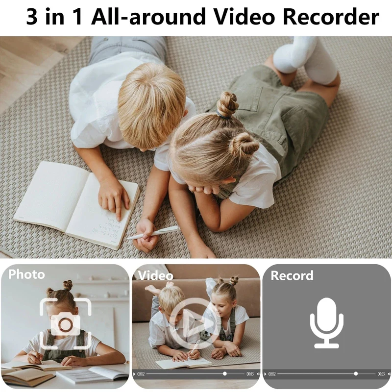 JOZUZE MD17 Wifi Mini Kamera 1080P Tragbarer digitaler Videorecorder Getragene Polizei Kleine Körperkamera Nachtsicht DV Miniatur Camcorder