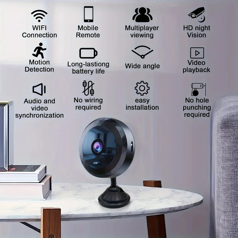 Xiaomi MIJIA A11 Mini Kamera WiFi Drahtlose Überwachung Sicherheit Schutz Remote Camcorder Video Überwachung Smart Home