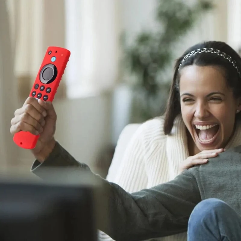 Schutzhülle für Fernbedienung, Silikon-Schutzhülle, im Dunkeln leuchtend, kompatibel mit der brandneuen Amazon Fire TV Stick 4K 2023-Fernbedienung
