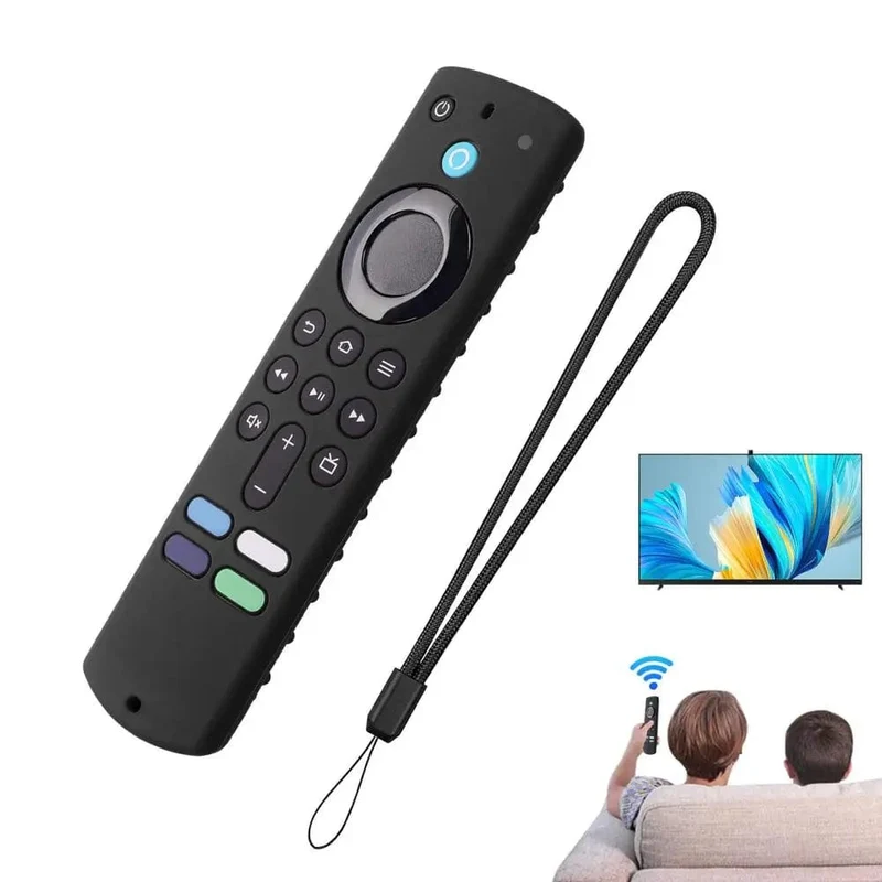 Schutzhülle für Fernbedienung, Silikon-Schutzhülle, im Dunkeln leuchtend, kompatibel mit der brandneuen Amazon Fire TV Stick 4K 2023-Fernbedienung