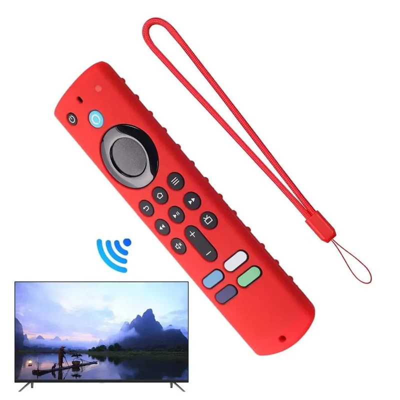 Schutzhülle für Fernbedienung, Silikon-Schutzhülle, im Dunkeln leuchtend, kompatibel mit der brandneuen Amazon Fire TV Stick 4K 2023-Fernbedienung